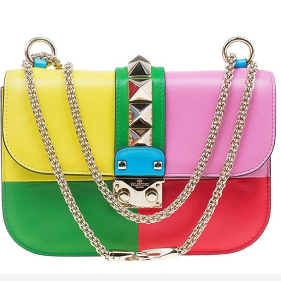 Valentino Garavani Handbags - VALENTINO MULTICOLOR ROCKSTAR BAG
